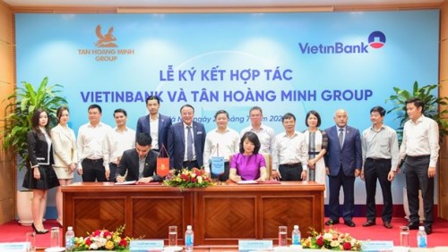 VietinBank và Tân Hoàng Minh hợp tác phát triển kinh doanh